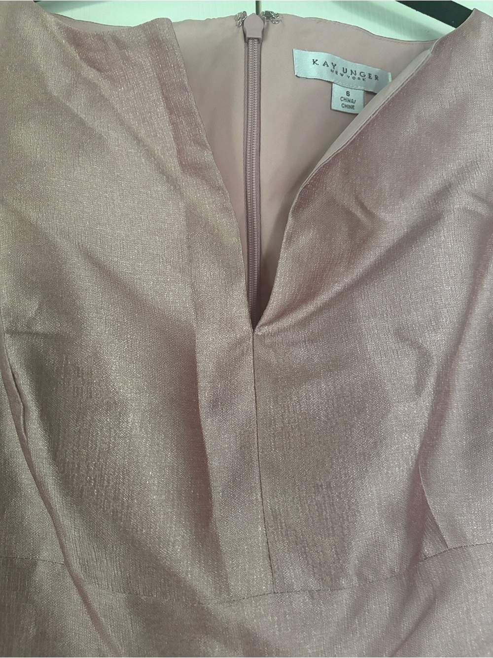 Kay Unger Marlene Pink Floral Tea-length Dress - Picture 8 of 8